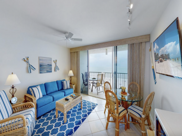 Beachfront Chic Condo in Marco Island Sleeps 4 Guests